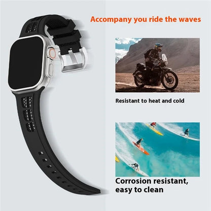 Watch Strap for Apple Watch Series 10 42mm / 9 8 7 41mm / SE (2023) SE (2022) SE 6 5 4 40mm / 3 2 1 38mm Silicone Band