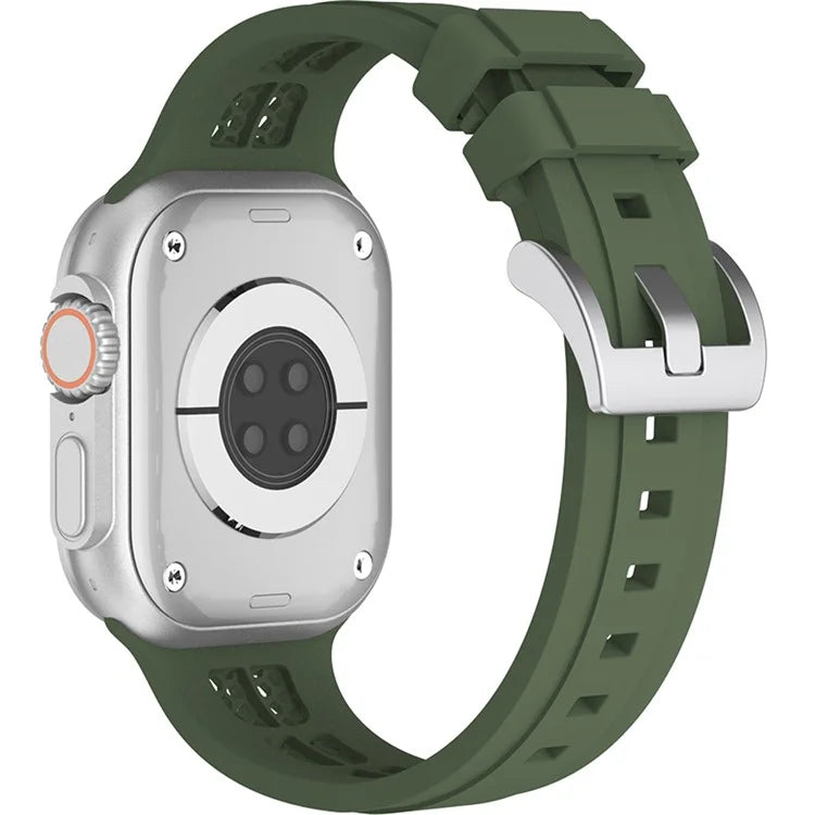 Watch Strap for Apple Watch Series 10 42mm / 9 8 7 41mm / SE (2023) SE (2022) SE 6 5 4 40mm / 3 2 1 38mm Silicone Band