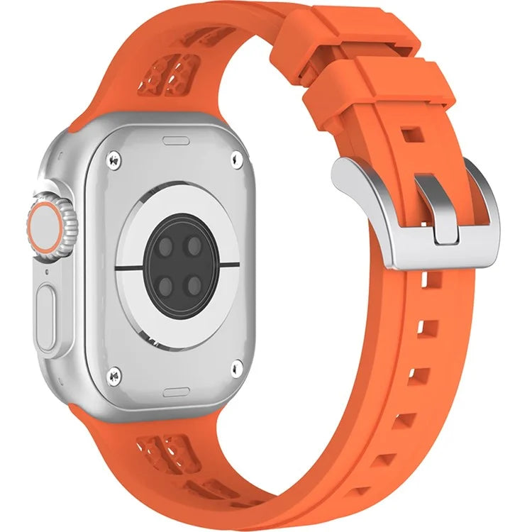 Watch Strap for Apple Watch 10 46mm / Ultra 2 / Ultra 49mm / 9 8 7 45mm / SE (2023) SE (2022) SE 6 5 4 44mm / 3 2 1 42mm Silicone Band