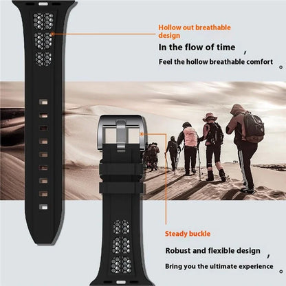 Watch Strap for Apple Watch 10 46mm / Ultra 2 / Ultra 49mm / 9 8 7 45mm / SE (2023) SE (2022) SE 6 5 4 44mm / 3 2 1 42mm Silicone Band