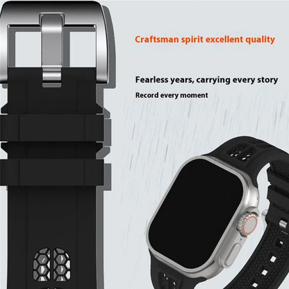 Watch Strap for Apple Watch 10 46mm / Ultra 2 / Ultra 49mm / 9 8 7 45mm / SE (2023) SE (2022) SE 6 5 4 44mm / 3 2 1 42mm Silicone Band