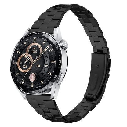For Fossil Gen 5 Julianna Stainless Steel Watch Band Ultra-Thin Replacement Wrist Strap - Black