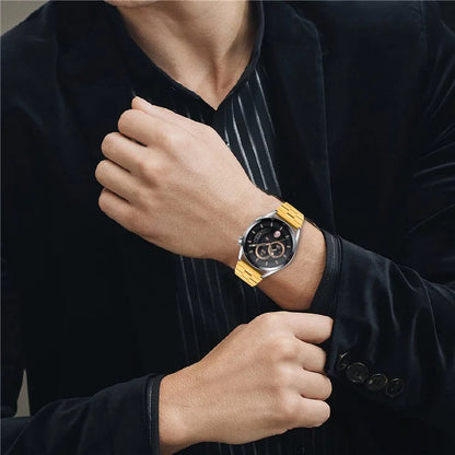 For Haylou Solar LS05 Ultra-Thin Stainless Steel Replacement Band Smartwatch Strap