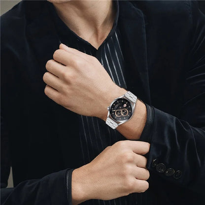 For Huawei Watch GT 2e Watch Strap Stainless Steel Replacement Wrist Band - Silver