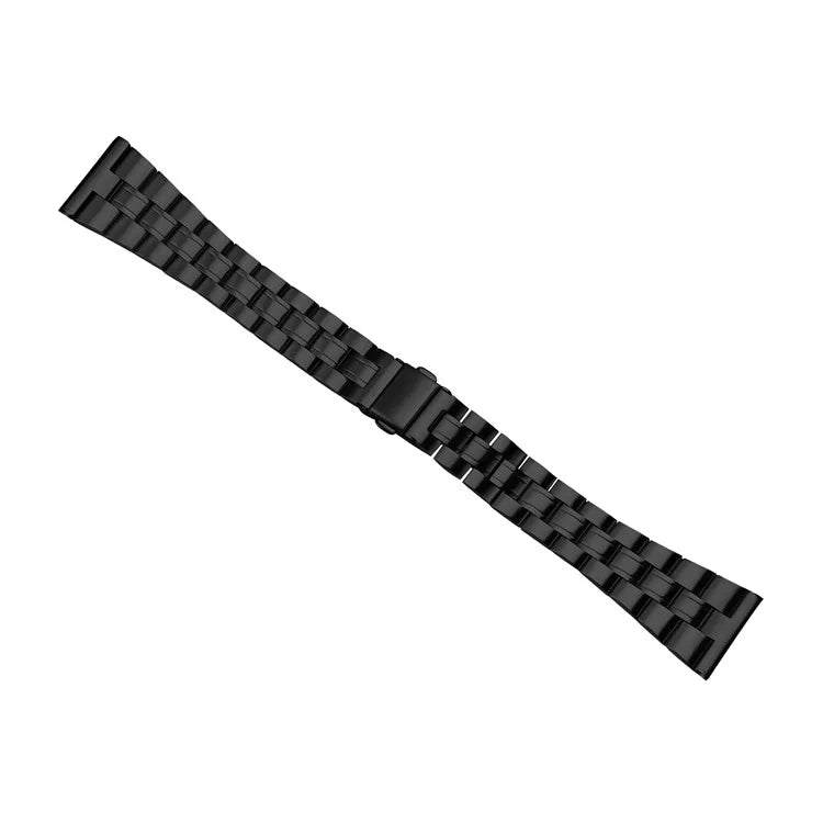 For Samsung Galaxy Watch 46mm Watch Strap Ultra Thin Wrist Band Stainless Steel - Black