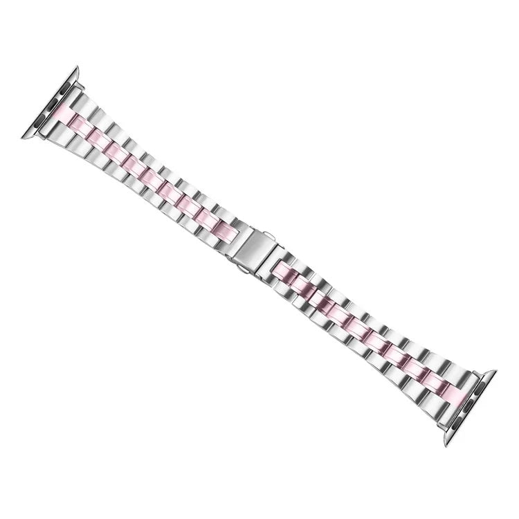For Apple Watch 10 46mm / Ultra 2 / Ultra 49mm / 9 8 7 45mm / SE (2023) SE (2022) SE 6 5 4 44mm / 3 2 1 42mm Stainless Steel Band