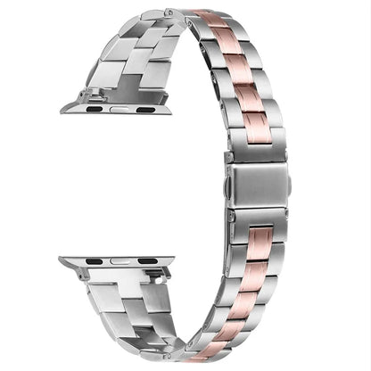 For Apple Watch Series 10 42mm / 9 8 7 41mm / SE (2023) SE (2022) SE 6 5 4 40mm / 3 2 1 38mm Watch Band Stainless Steel