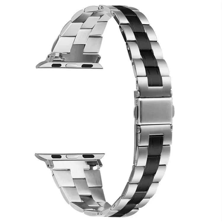 For Apple Watch Series 10 42mm / 9 8 7 41mm / SE (2023) SE (2022) SE 6 5 4 40mm / 3 2 1 38mm Watch Band Stainless Steel