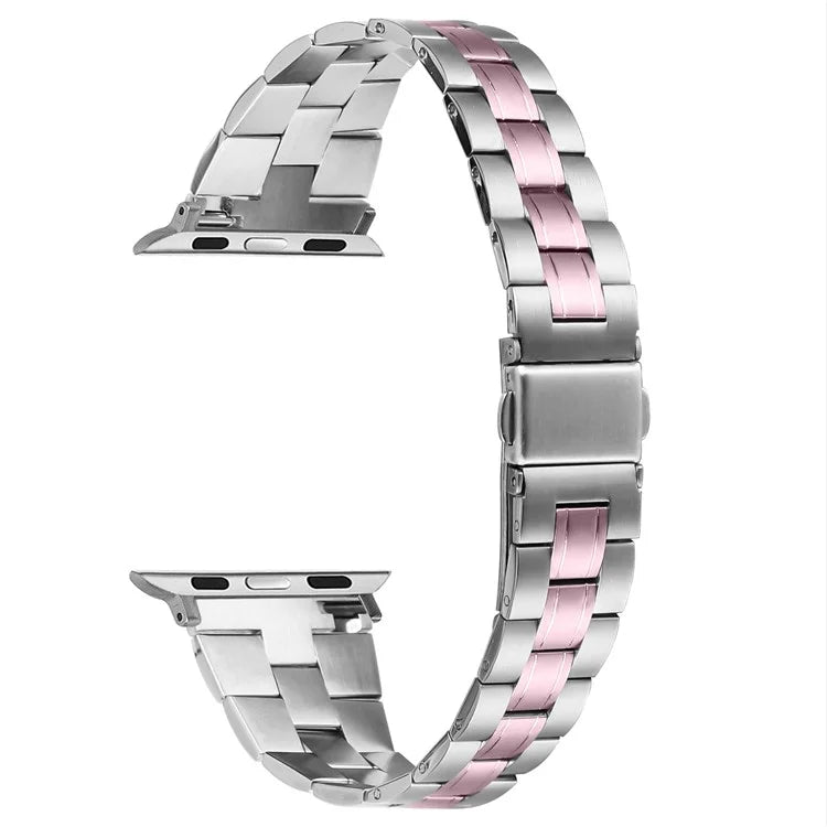 For Apple Watch Series 10 42mm / 9 8 7 41mm / SE (2023) SE (2022) SE 6 5 4 40mm / 3 2 1 38mm Watch Band Stainless Steel