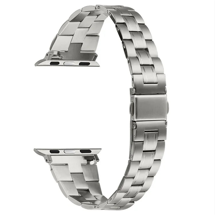 For Apple Watch Series 10 42mm / 9 8 7 41mm / SE (2023) SE (2022) SE 6 5 4 40mm / 3 2 1 38mm Watch Band Stainless Steel