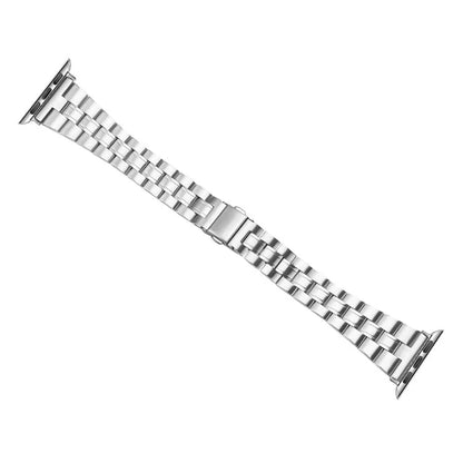 For Apple Watch Series 10 42mm / 9 8 7 41mm / SE (2023) SE (2022) SE 6 5 4 40mm / 3 2 1 38mm Watch Band Stainless Steel Strap - Silver