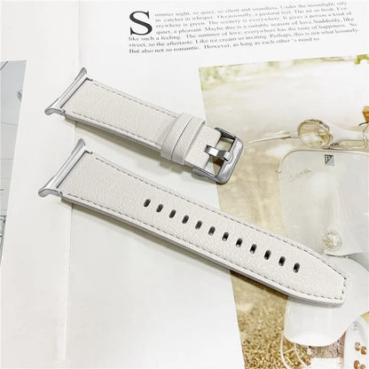 For Samsung Galaxy Watch Ultra 47mm Wrist Strap Genuine Cow Leather Smartwatch Band