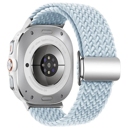 For Samsung Galaxy Watch Ultra 47mm Braided Watch Band Magnetic Wrist Strap