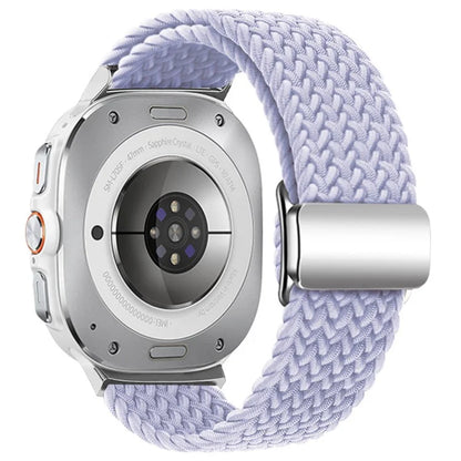 For Samsung Galaxy Watch Ultra 47mm Braided Watch Band Magnetic Wrist Strap