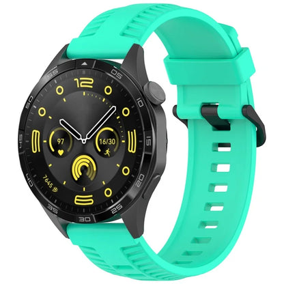 For Huawei Watch 4 / 4 Pro / GT 4 46mm Silicone Watch Strap 22mm Tire Texture Wrist Band