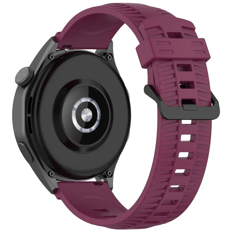 For Huawei Watch GT 3 42mm / GT 3 Pro 43mm Silicone Watch Strap 20mm Tire Texture Wrist Band