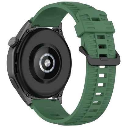 For Huawei Watch GT 3 42mm / GT 3 Pro 43mm Silicone Watch Strap 20mm Tire Texture Wrist Band