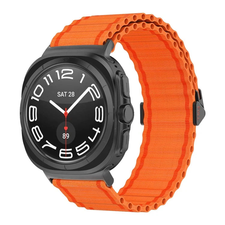 KALEBOL For Samsung Galaxy Watch Ultra 47mm Watch Band Adjustable Nylon Wrist Strap