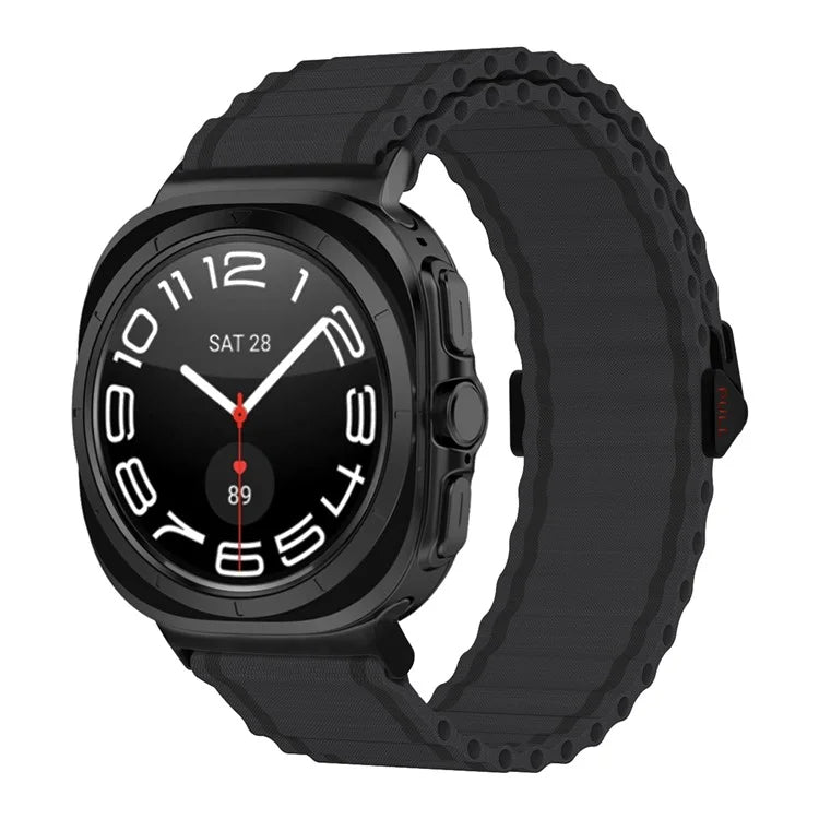 KALEBOL For Samsung Galaxy Watch Ultra 47mm Watch Band Adjustable Nylon Wrist Strap