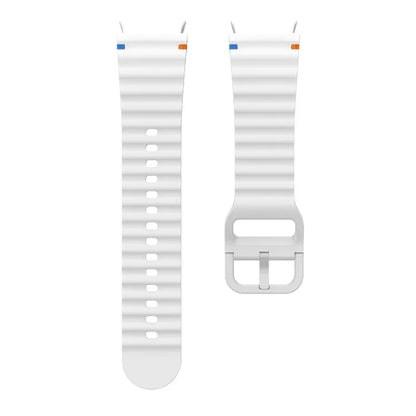 KALEBOL For Samsung Galaxy Watch7 44mm 40mm / Watch FE 40mm Silicone Watch Band Wave Shape Wrist Strap