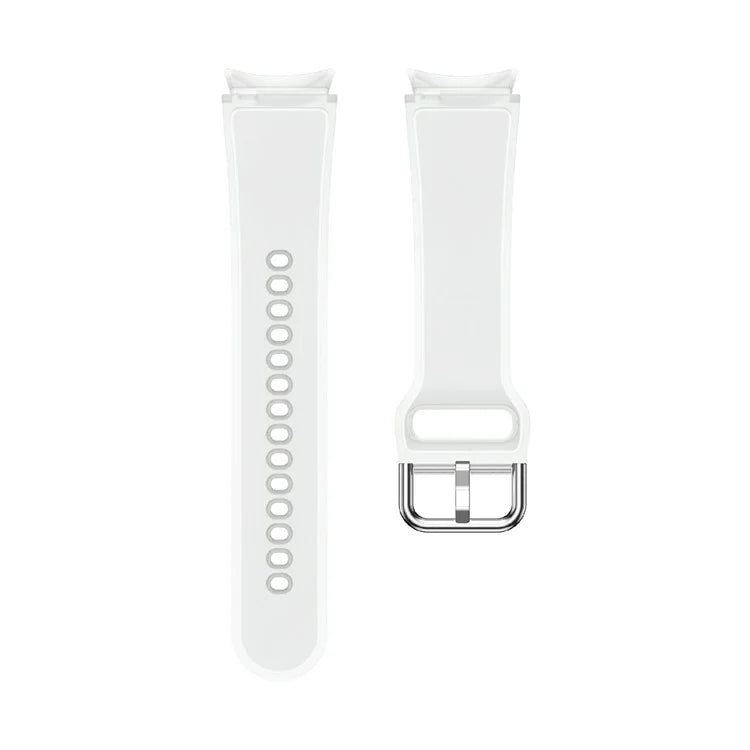 KALEBOL For Samsung Galaxy Watch7 44mm 40mm  /  Watch FE 40mm Silicone Watch Band Glacier Translucent Strap