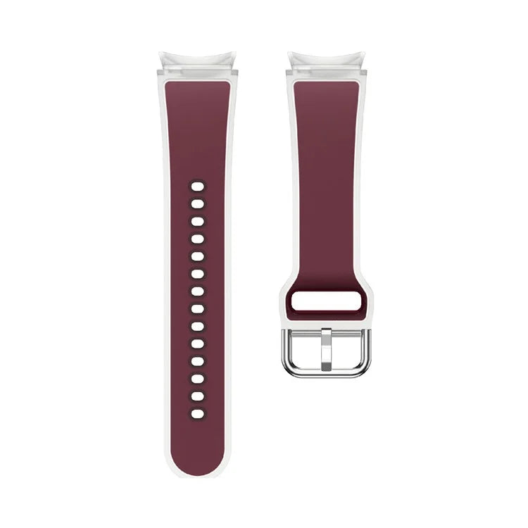KALEBOL For Samsung Galaxy Watch7 44mm 40mm  /  Watch FE 40mm Silicone Watch Band Glacier Translucent Strap