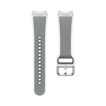 KALEBOL For Samsung Galaxy Watch7 44mm 40mm  /  Watch FE 40mm Silicone Watch Band Glacier Translucent Strap