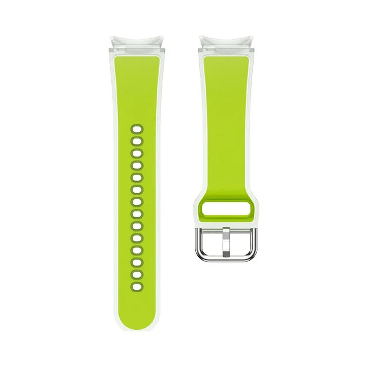 KALEBOL For Samsung Galaxy Watch7 44mm 40mm  /  Watch FE 40mm Silicone Watch Band Glacier Translucent Strap