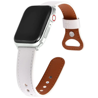KALEBOL For Apple Watch 10 46mm / Ultra 2 / Ultra 49mm / 9 8 7 45mm / SE (2023) SE (2022) SE 6 5 4 44mm / 3 2 1 42mm Genuine Cow Leather Band