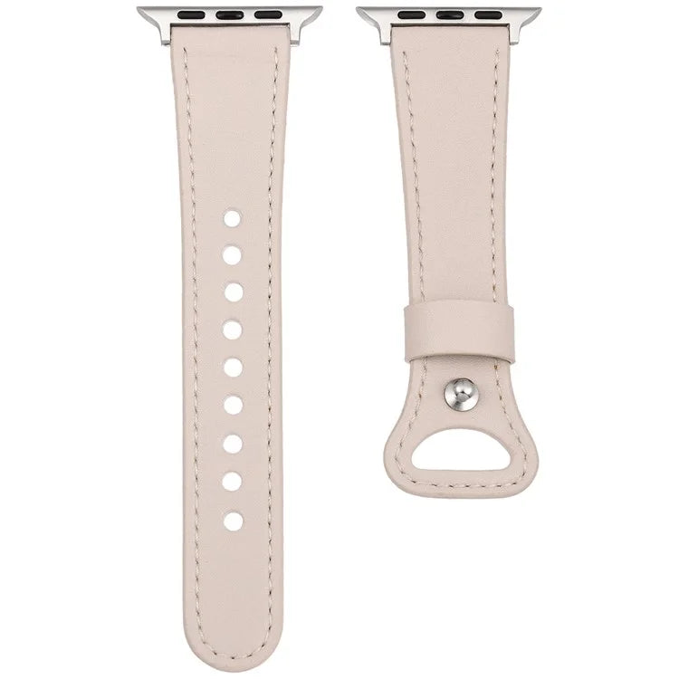 KALEBOL For Apple Watch 10 46mm / Ultra 2 / Ultra 49mm / 9 8 7 45mm / SE (2023) SE (2022) SE 6 5 4 44mm / 3 2 1 42mm Genuine Cow Leather Band