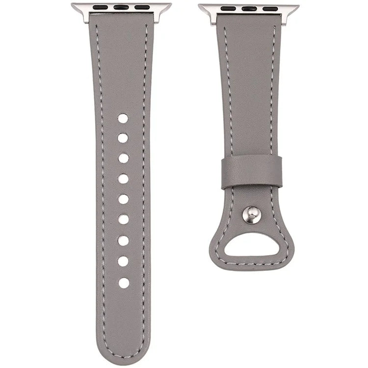 KALEBOL For Apple Watch 10 46mm / Ultra 2 / Ultra 49mm / 9 8 7 45mm / SE (2023) SE (2022) SE 6 5 4 44mm / 3 2 1 42mm Genuine Cow Leather Band