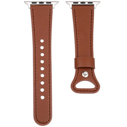 KALEBOL For Apple Watch 10 46mm / Ultra 2 / Ultra 49mm / 9 8 7 45mm / SE (2023) SE (2022) SE 6 5 4 44mm / 3 2 1 42mm Genuine Cow Leather Band
