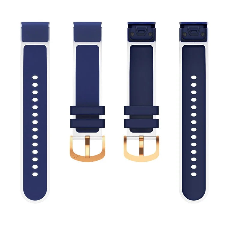 KALEBOL For Garmin Fenix 7S  /  7S Pro  /  6S  /  6S Pro Quickfit 20mm Silicone Band Glacier Translucent Watch Strap