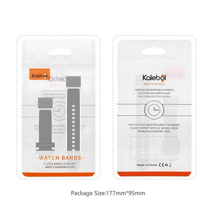 KALEBOL For Garmin Fenix 7S  /  7S Pro  /  6S  /  6S Pro Quickfit 20mm Silicone Band Glacier Translucent Watch Strap