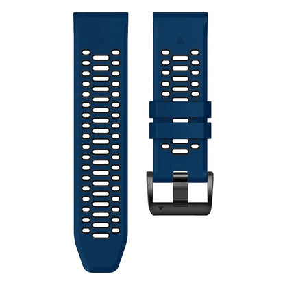 KALEBOL For Garmin Fenix 7 / 7 Pro / 6 / 6 Pro Watch Strap Quickfit 22mm Dual Color Silicone Band