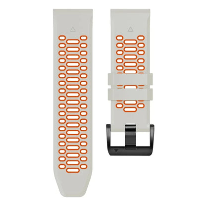KALEBOL For Garmin Fenix 7 / 7 Pro / 6 / 6 Pro Watch Strap Quickfit 22mm Dual Color Silicone Band