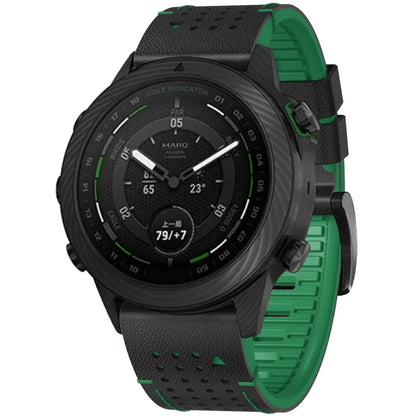 KALEBOL For Garmin Fenix 7 / 7 Pro / 6 / 6 Pro Quickfit 22mm Silicone Watch Band Dual Color Dot Holes Design