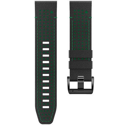 KALEBOL For Garmin Fenix 7 / 7 Pro / 6 / 6 Pro Quickfit 22mm Silicone Watch Band Dual Color Dot Holes Design