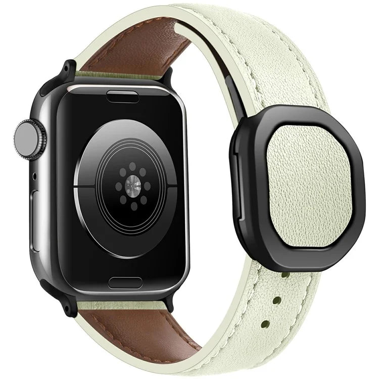 KALEBOL For Apple Watch 10 46mm / Ultra 2 / Ultra 49mm / 9 8 7 45mm / SE (2023) SE (2022) SE 6 5 4 44mm / 3 2 1 42mm Genuine Cow Leather Band