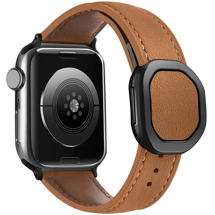 KALEBOL For Apple Watch Series 10 42mm / 9 8 7 41mm / SE (2023) SE (2022) SE 6 5 4 40mm / 3 2 1 38mm Genuine Cow Leather Band