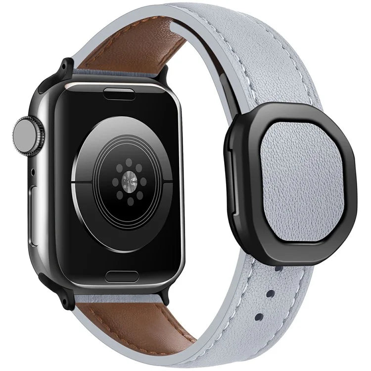 KALEBOL For Apple Watch Series 10 42mm / 9 8 7 41mm / SE (2023) SE (2022) SE 6 5 4 40mm / 3 2 1 38mm Genuine Cow Leather Band