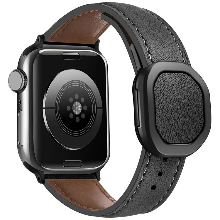 KALEBOL For Apple Watch Series 10 42mm / 9 8 7 41mm / SE (2023) SE (2022) SE 6 5 4 40mm / 3 2 1 38mm Genuine Cow Leather Band