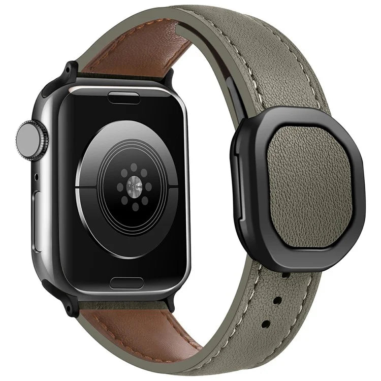 KALEBOL For Apple Watch Series 10 42mm / 9 8 7 41mm / SE (2023) SE (2022) SE 6 5 4 40mm / 3 2 1 38mm Genuine Cow Leather Band