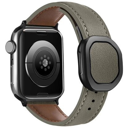 KALEBOL For Apple Watch Series 10 42mm / 9 8 7 41mm / SE (2023) SE (2022) SE 6 5 4 40mm / 3 2 1 38mm Genuine Cow Leather Band