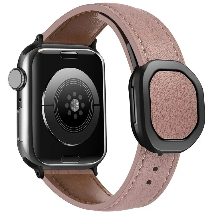 KALEBOL For Apple Watch Series 10 42mm / 9 8 7 41mm / SE (2023) SE (2022) SE 6 5 4 40mm / 3 2 1 38mm Genuine Cow Leather Band