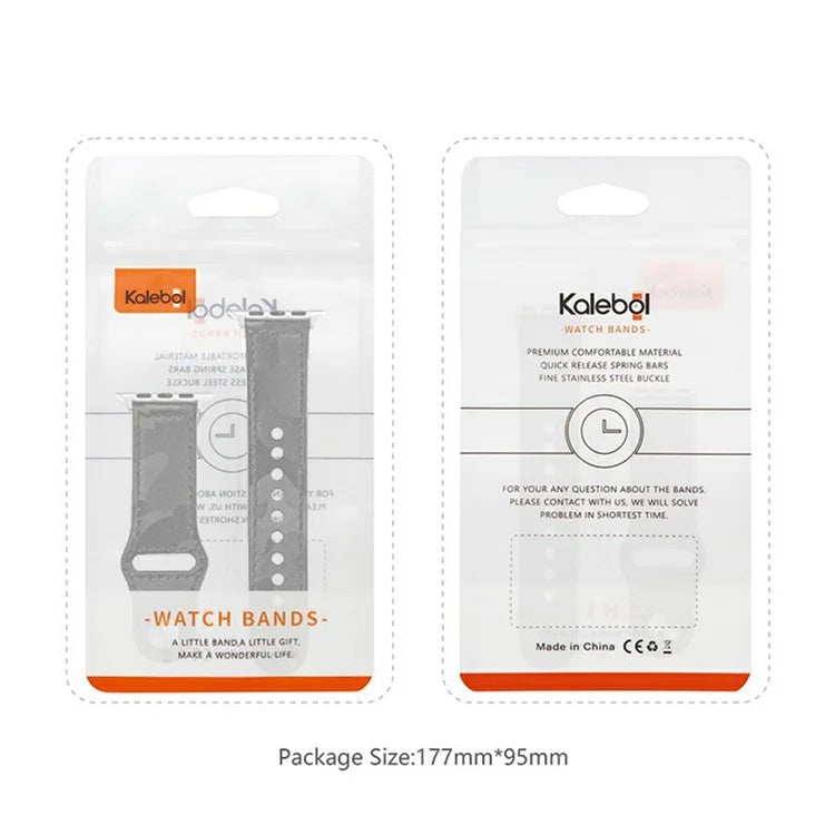 KALEBOL For Apple Watch 10 46mm / Ultra 2 / Ultra 49mm / 9 8 7 45mm / SE (2023) SE (2022) SE 6 5 4 44mm / 3 2 1 42mm Genuine Cow Leather Strap