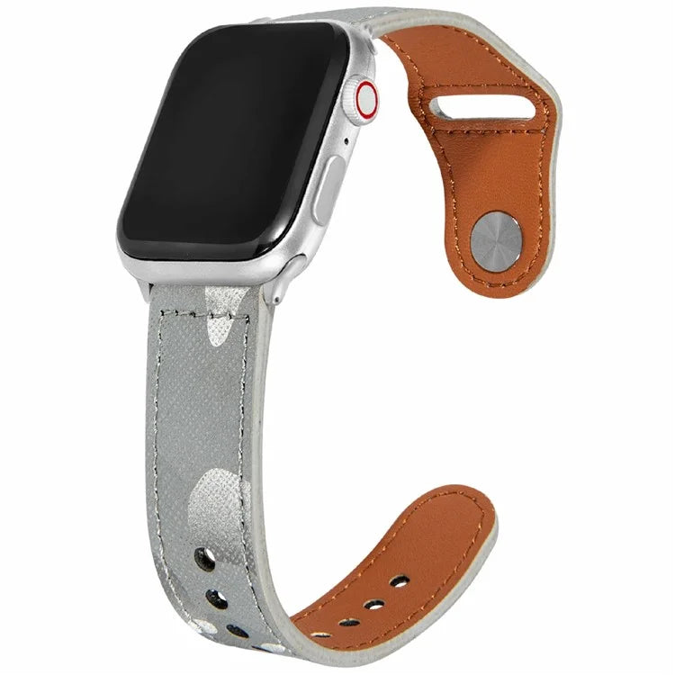 KALEBOL For Apple Watch 10 46mm / Ultra 2 / Ultra 49mm / 9 8 7 45mm / SE (2023) SE (2022) SE 6 5 4 44mm / 3 2 1 42mm Genuine Cow Leather Strap