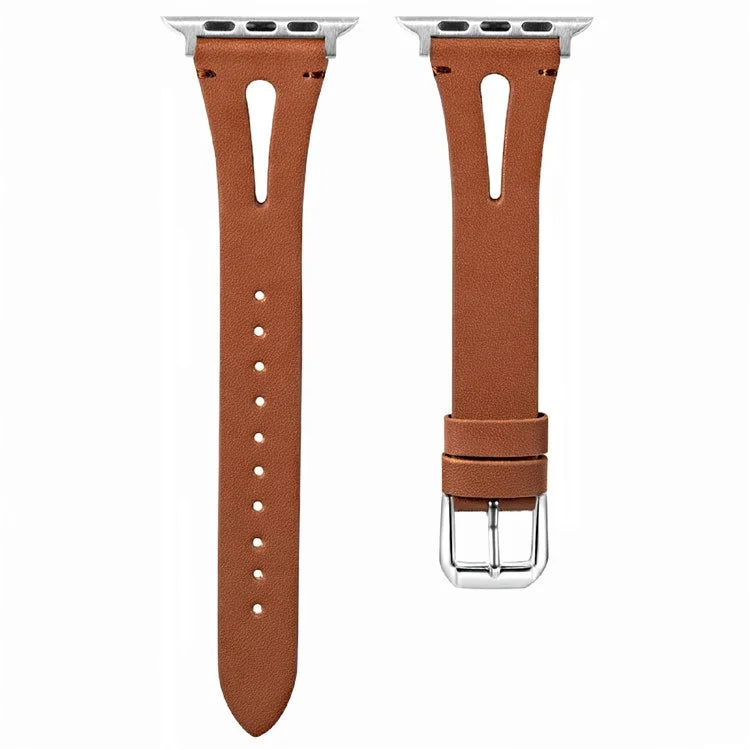KALEBOL For Apple Watch 10 46mm / Ultra 2 / Ultra 49mm / 9 8 7 45mm / SE (2023) SE (2022) SE 6 5 4 44mm / 3 2 1 42mm Genuine Cow Leather Strap