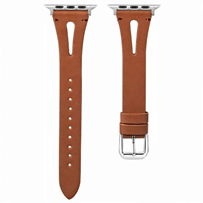 KALEBOL For Apple Watch 10 46mm / Ultra 2 / Ultra 49mm / 9 8 7 45mm / SE (2023) SE (2022) SE 6 5 4 44mm / 3 2 1 42mm Genuine Cow Leather Strap
