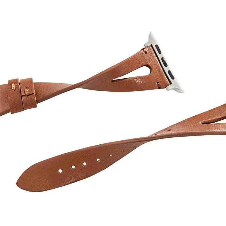KALEBOL For Apple Watch 10 46mm / Ultra 2 / Ultra 49mm / 9 8 7 45mm / SE (2023) SE (2022) SE 6 5 4 44mm / 3 2 1 42mm Genuine Cow Leather Strap